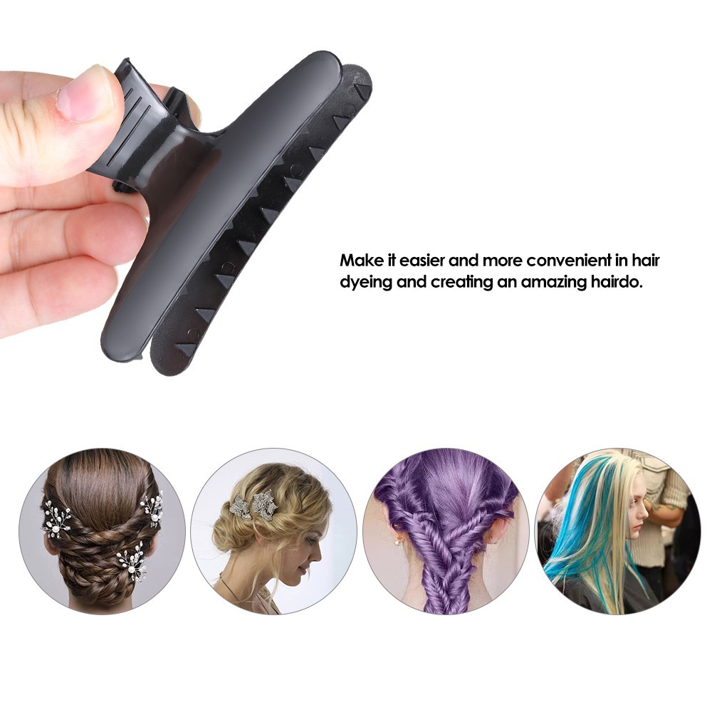 12pcs Butterfly Hair Clips Hair Claw Clamps Plastic Hairpin Teeth