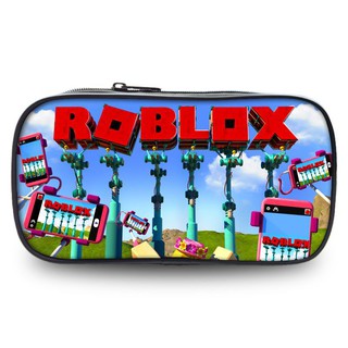 Roblox Virtual Game 3d Cartoon Canvas Student Stationery Pencil Case Gifts Shopee Singapore - students new roblox game cartoon 3d canvas stationery pencil bag wallets