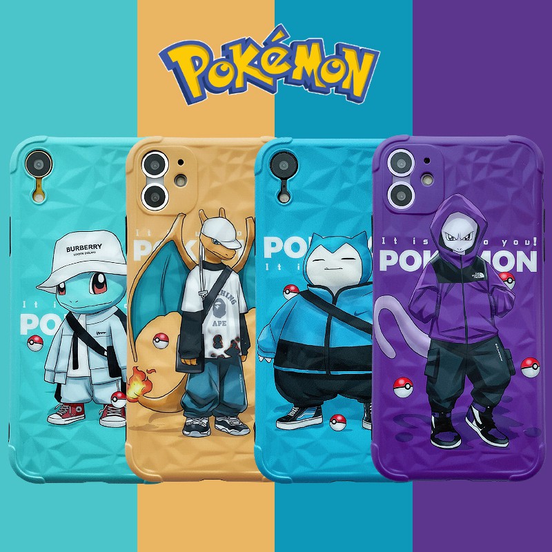 Pokemon Go Cartoon Case Iphone 7 8 Plus X Xs 11 Pro Max Xr Shopee Singapore