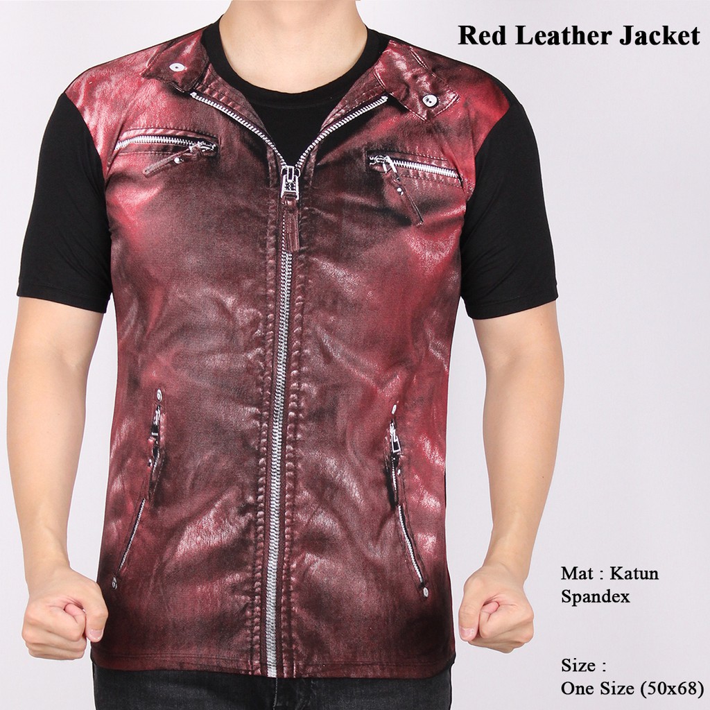 short sleeve leather jacket mens