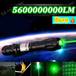 Super Powerful Burning Laser 5Miles Range 532nm Green/Red Laser Pointer Light Pen Visible Beam 8000M Lazer Torch