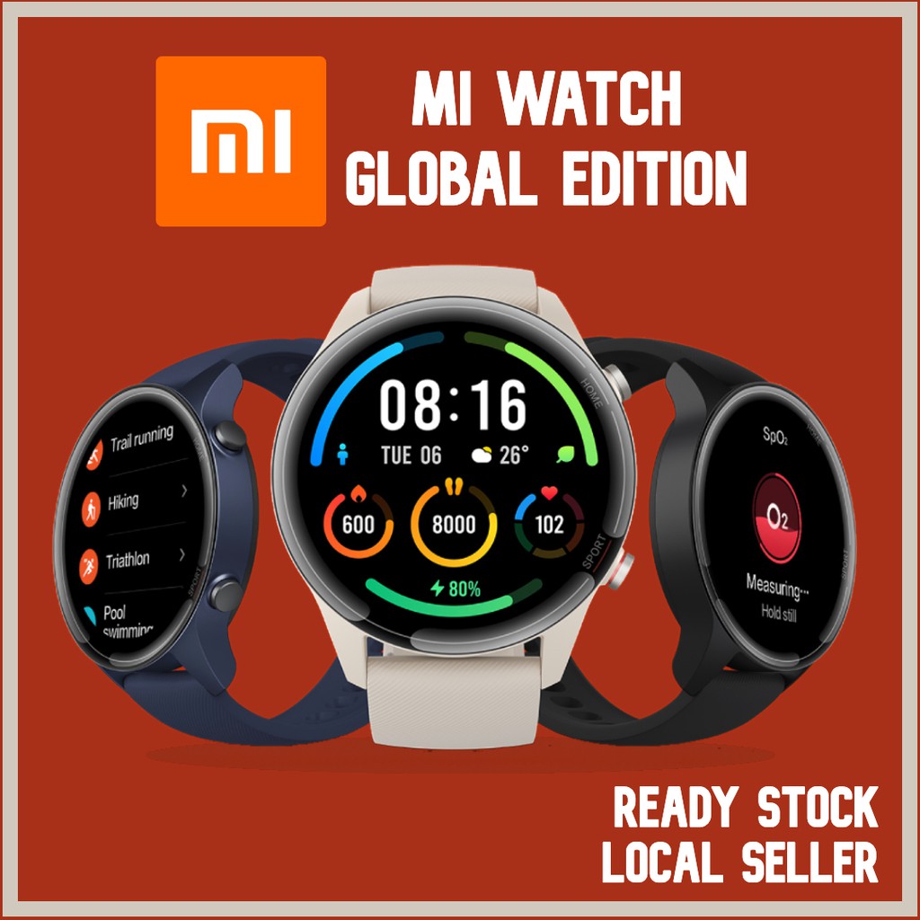 xiaomi smart mi watch gps nfc wifi esim