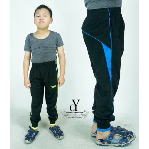 Shop Malaysia Cy 6033 Kids Track Bottom Sport Trekking Pant All Not A Length Gym Pad Shopee Singapore