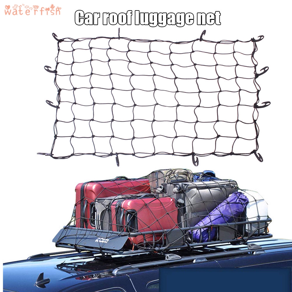 Cargo Net Bed Tie Down Hooks For Short Bed Car Roof Luggage Truck Net Cover 120x90cm Shopee Singapore