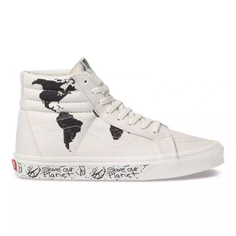 white vans running shoes