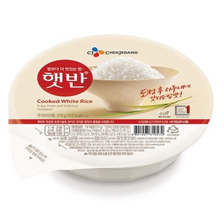 [CJ] Hetbahn Cooked White Rice 210g CJ 햇반 210g | Shopee Singapore