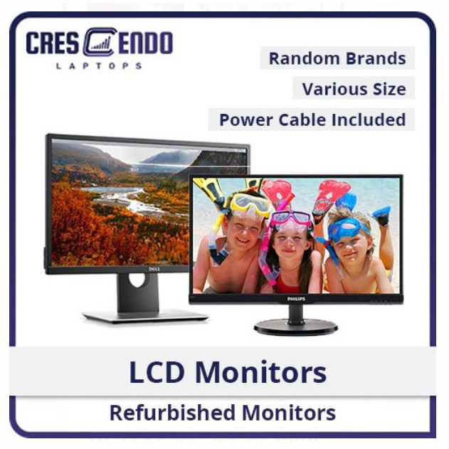 [ Various Brands Refurbished LCD Monitor Monitors ] Choose your own
