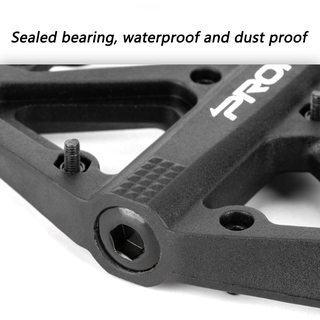 PROMEND Mountain Bike Pedals Cycling 9/16” MTB BMX Lightweight Nylon Fiber Anti-slip Plain Bearing Widen Flat Pedal Bicycle Parts #7