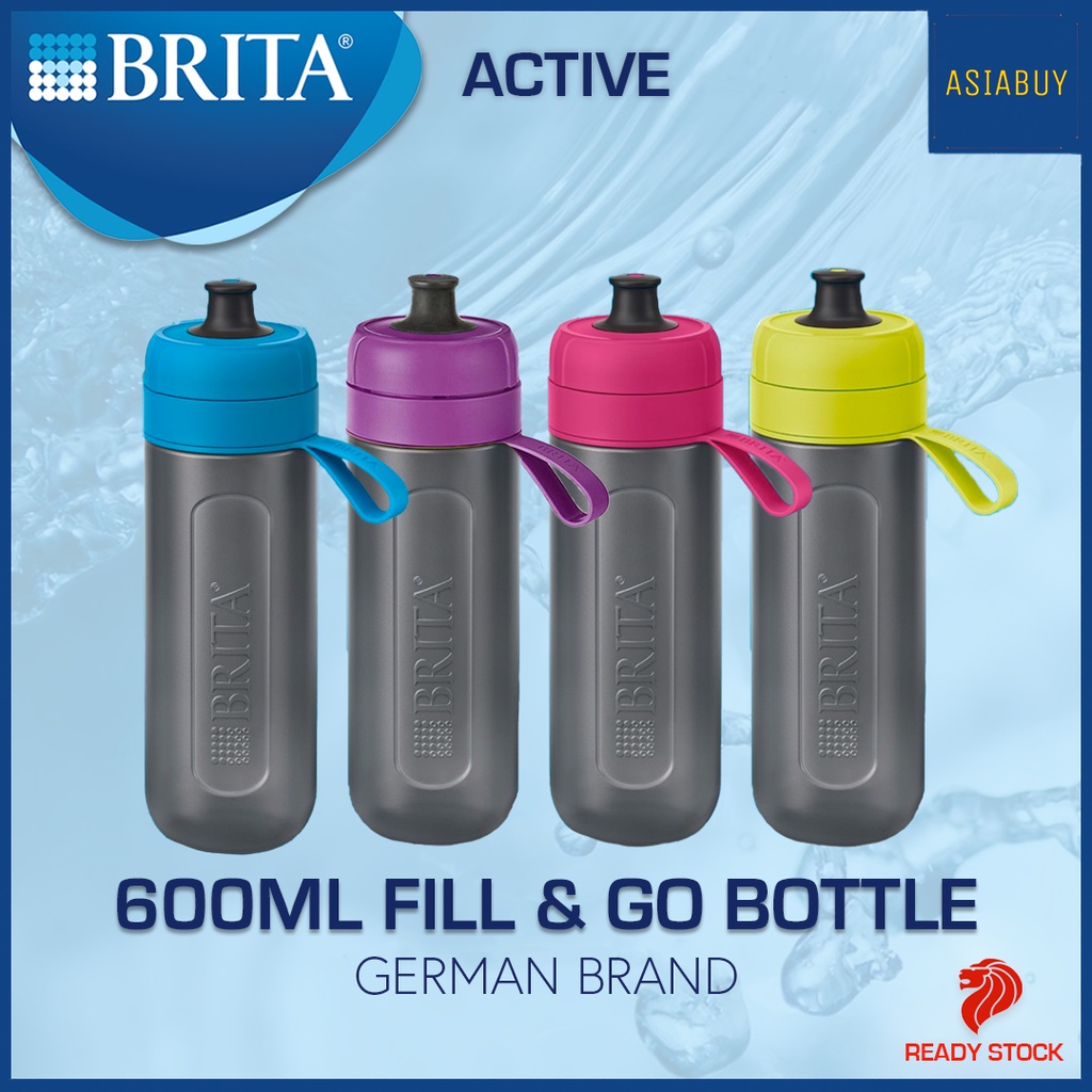 BRITA 600ml Active Sports Water Bottle (Fill & Go) Shopee Singapore