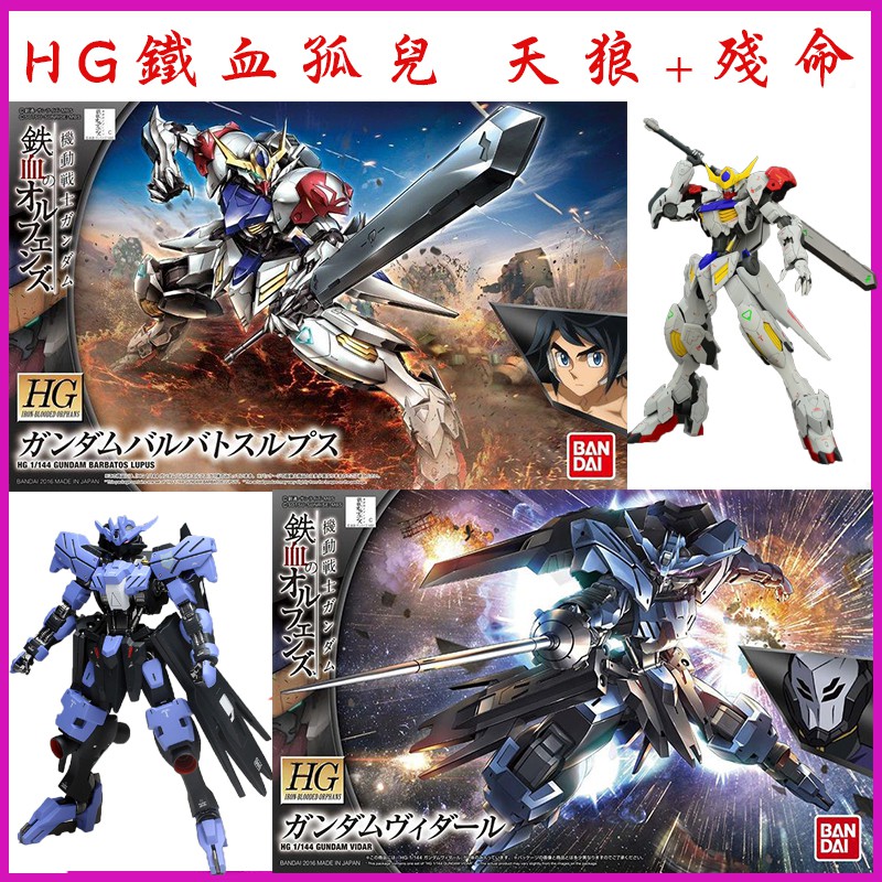 Gunpla 】 TwoBox Set BANDAI IronBlooded Orphan HG 1/144 021 SiriusShaped Hunter Gundam+027
