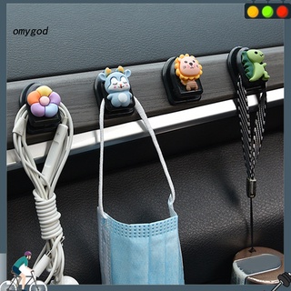 OMG Lightweight Car Storage Hanger Adorable Adhesive Headphone Key Auto Hanger Easy to Remove for Home