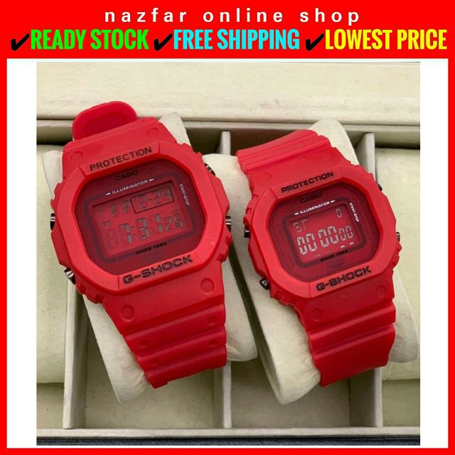 g shock petak merah