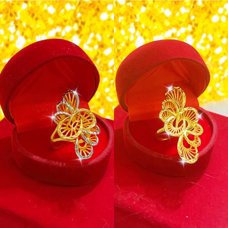 Shop Malaysia Cincin Ribbon Exclusive Cop 916 Shopee Singapore