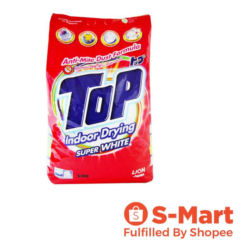 Top Detergent Powder, Super White, 5.5kg Shopee Singapore
