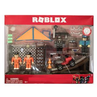 4pcs Set Virtual World Roblox Jailbreak Escape Pvc Action Figure Toy Collection Model Gift Shopee Singapore - jail break bday cake roblox