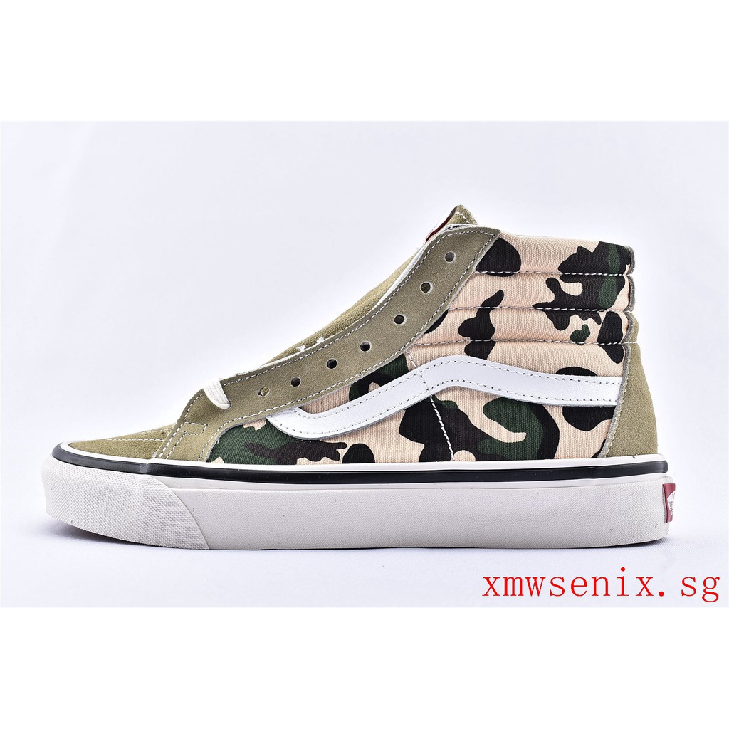 high top camo vans