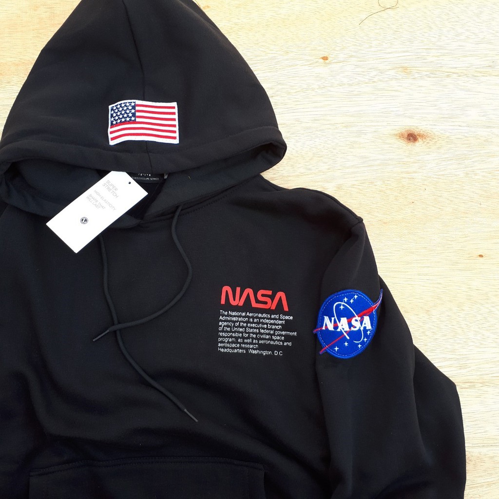 Suéter Sudadera Capucha H&M Nasa Hombres Forro Polar Grueso Shopee México | omman.com.br