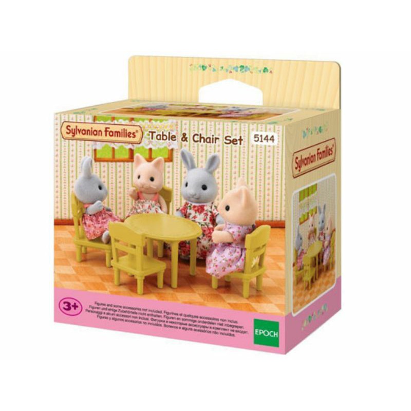sylvanian table and chairs