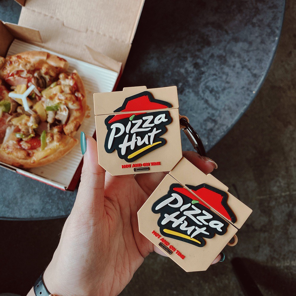 Funny Pizza Hut Design Airpods Case Soft Silicone Shockproof Airpods  1/2/Pro wireless bluetooth earphone protective cover | Shopee Singapore