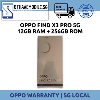 OPPO Find X3 Pro 5G 12GB RAM + 256GB ROM | Free Gift | 2 Years OPPO Warranty | SG Local Telco