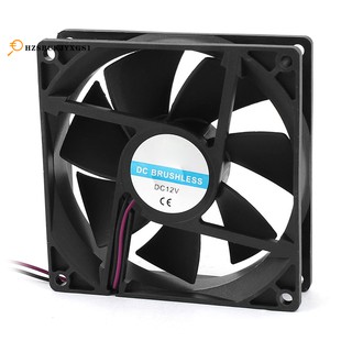 90mm x 25mm 9025 2pin 12V DC Brushless PC Case CPU Cooler Cooling Fan