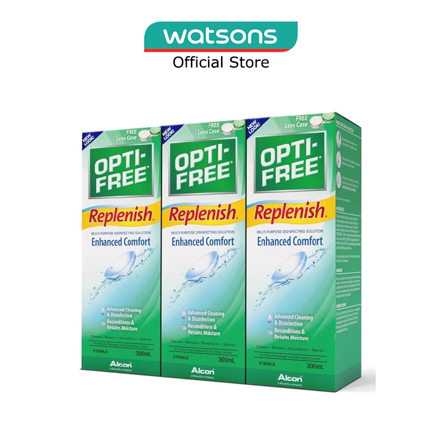 OPTI FREE Replenish Enhanced Comfort Sterile Multipurpose Disinfecting