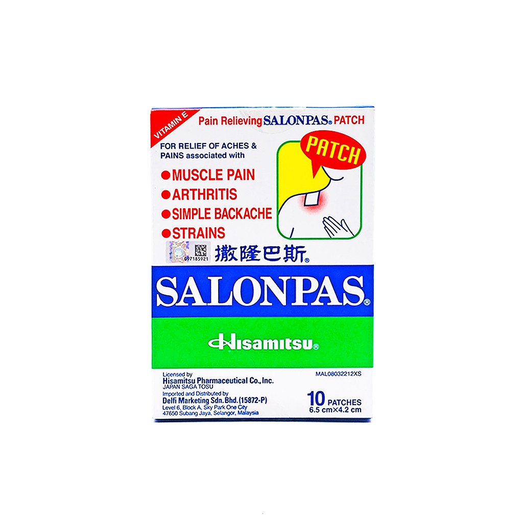 Hisamitsu Salonpas Patch 10 S Shopee Singapore