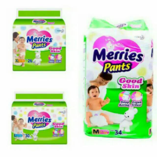 merries pampers xl