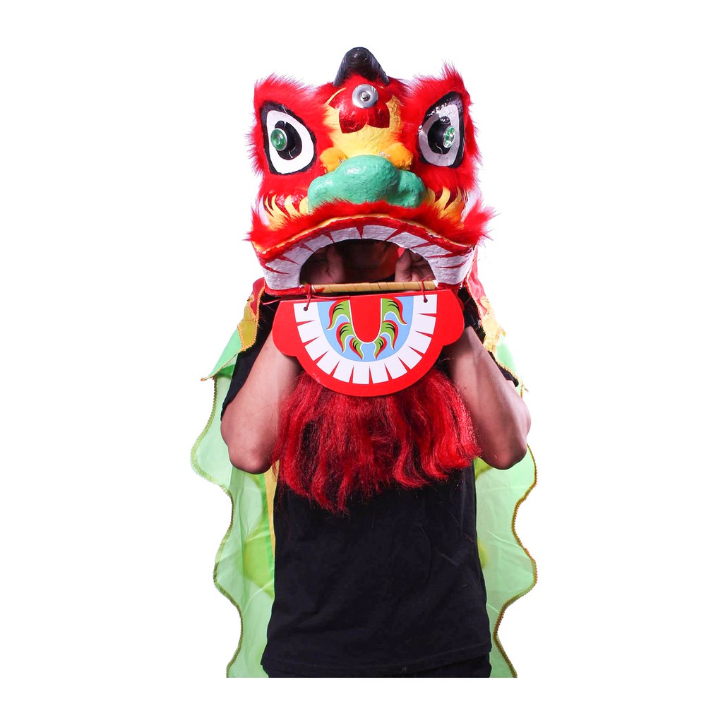 Partyforte Chinese New Year CNY Size 5 Traditional Lion Dance Costume