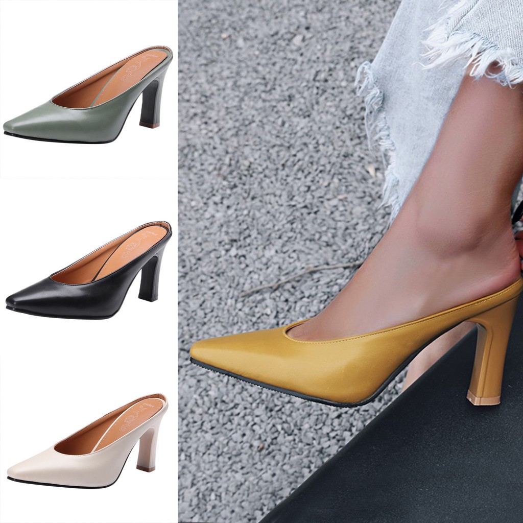 pointed heeled sandals