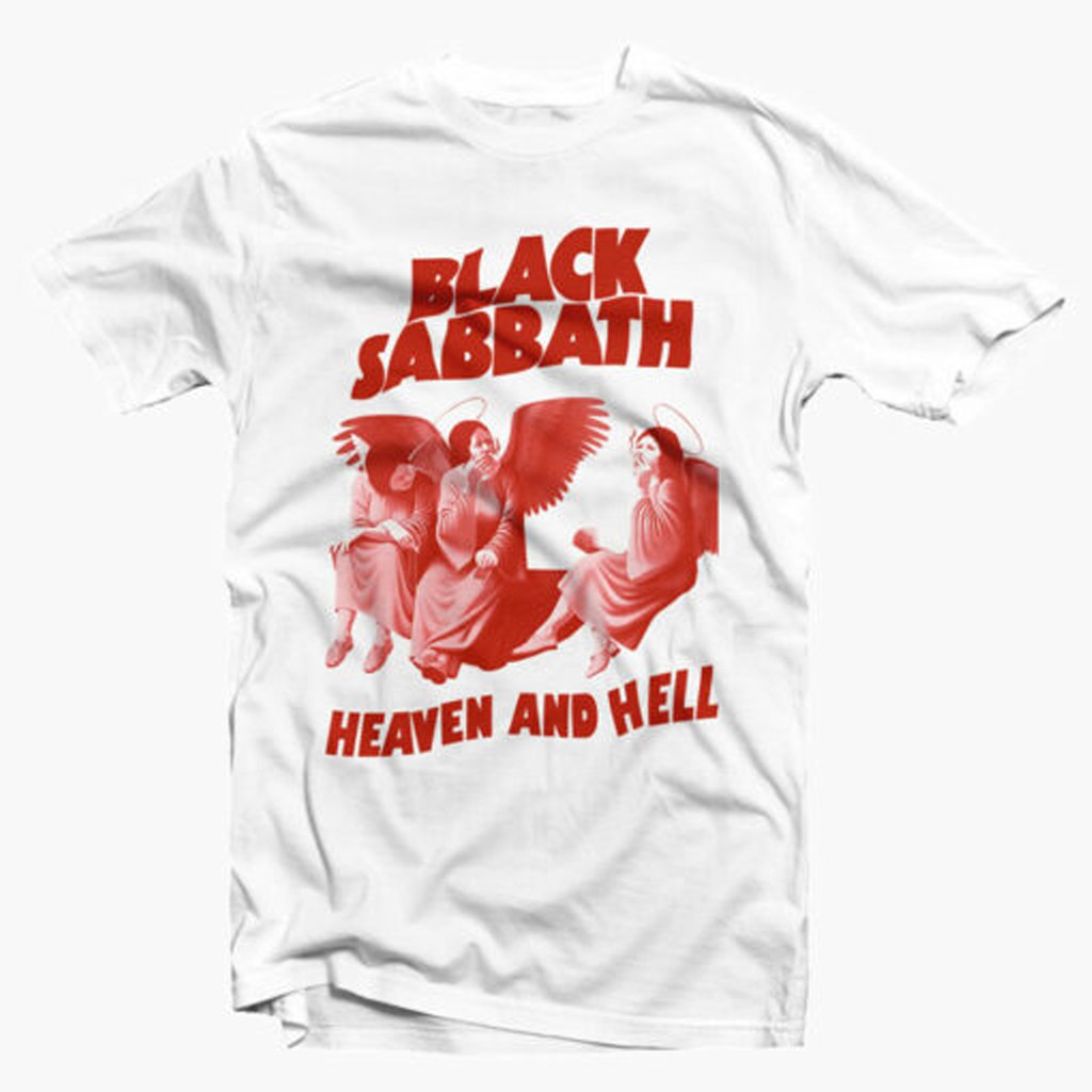 T Shirt Band T Shirt Music T Shirt Metal T Shirt Band Original Black Sabbath T Shirt Heaven And Hell Shopee Singapore