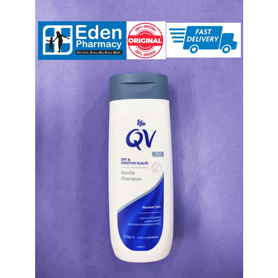 QV Gentle Shampoo [ Dry & Sensitive Scalps ] ( 250g ) Shopee Singapore