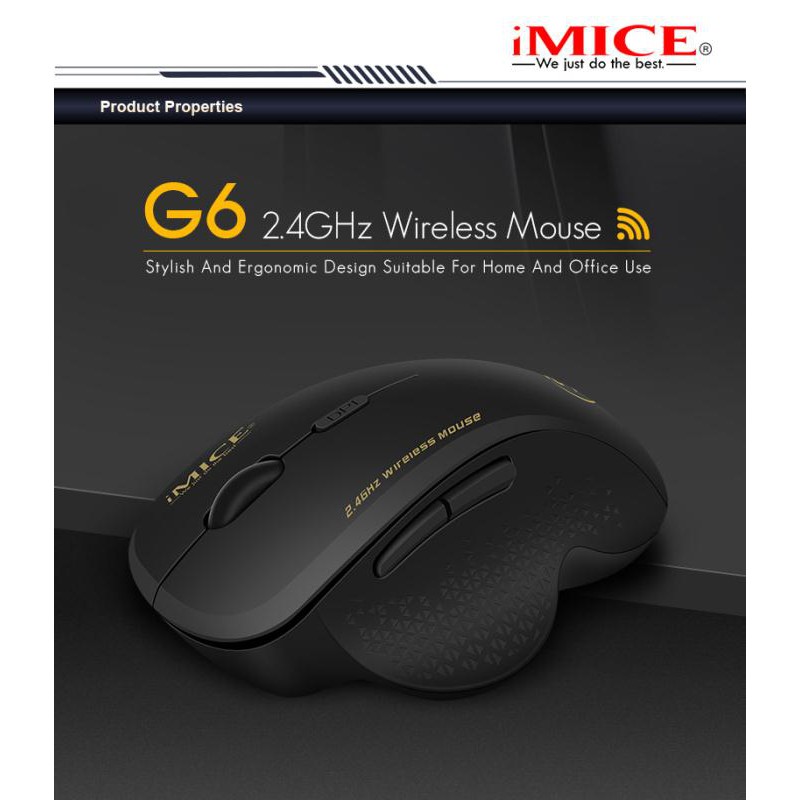 iMICE G6 WIRELESS GAMING MOUSE | Shopee Singapore