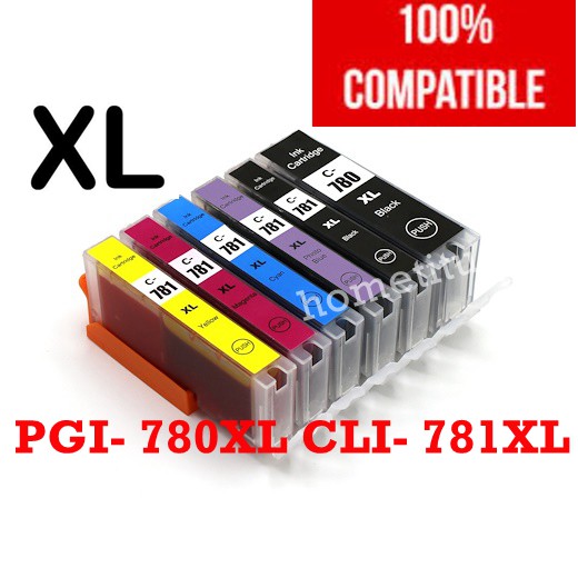 Compatible Canon 780 780XL 781 781XL PGI-780 CLI-781 PGI-780XL CLI ...