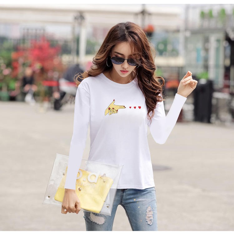 white full sleeve polo t shirt