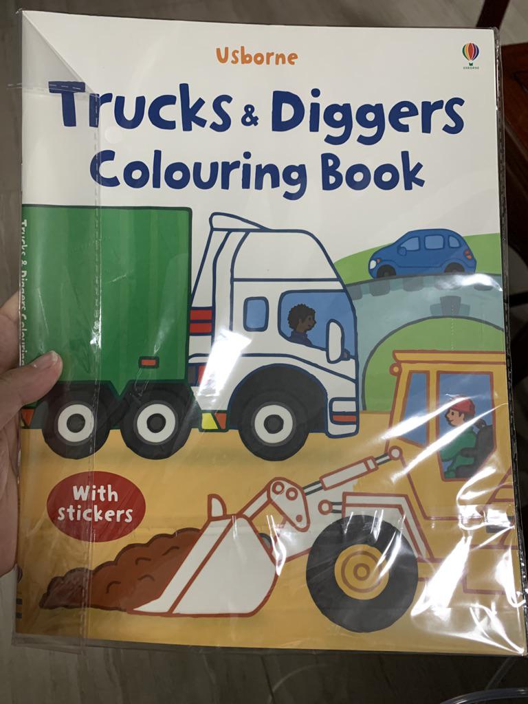 Usborne colouring book coloring book coloring sticker book preschool ...
