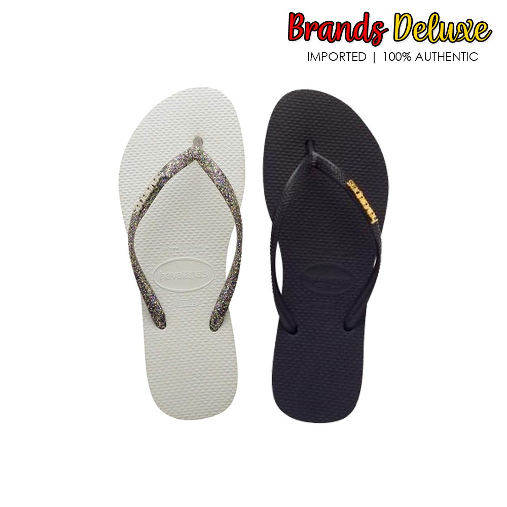 havaianas metallic logo