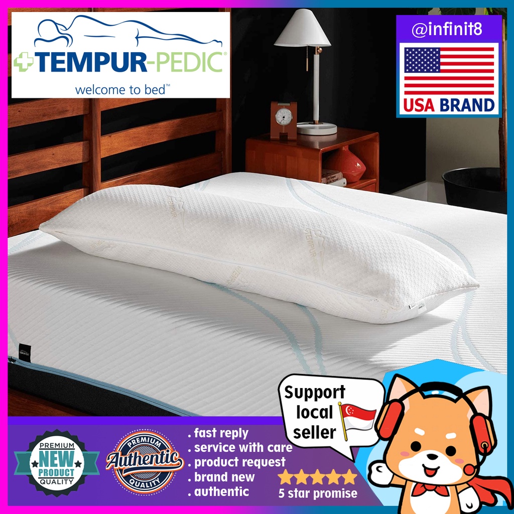 [sg stock] 100 authentic TempurPedic long Body Hug Pillow bolster tempur pedic Shopee Singapore