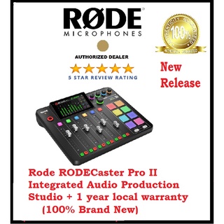 Rode RODECaster Pro II Integrated Audio Production Studio + 1 year local warranty