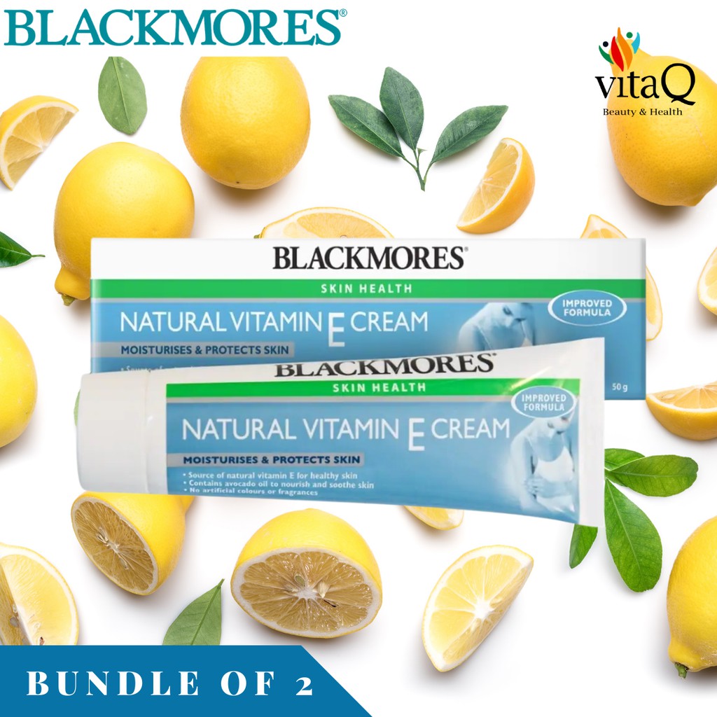 Bundle of 2 Blackmores Natural Vitamin E Cream 50g Shopee Singapore