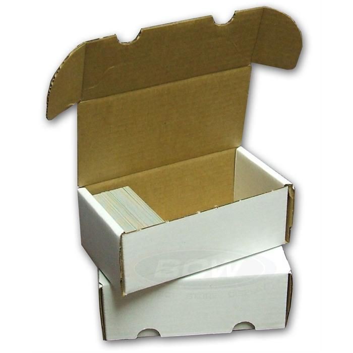 BCW VAULT STORAGE CARDBOARD BOX BOXES CASE 1-SCREW/Snaps/Toploads BUNDLE 25X 