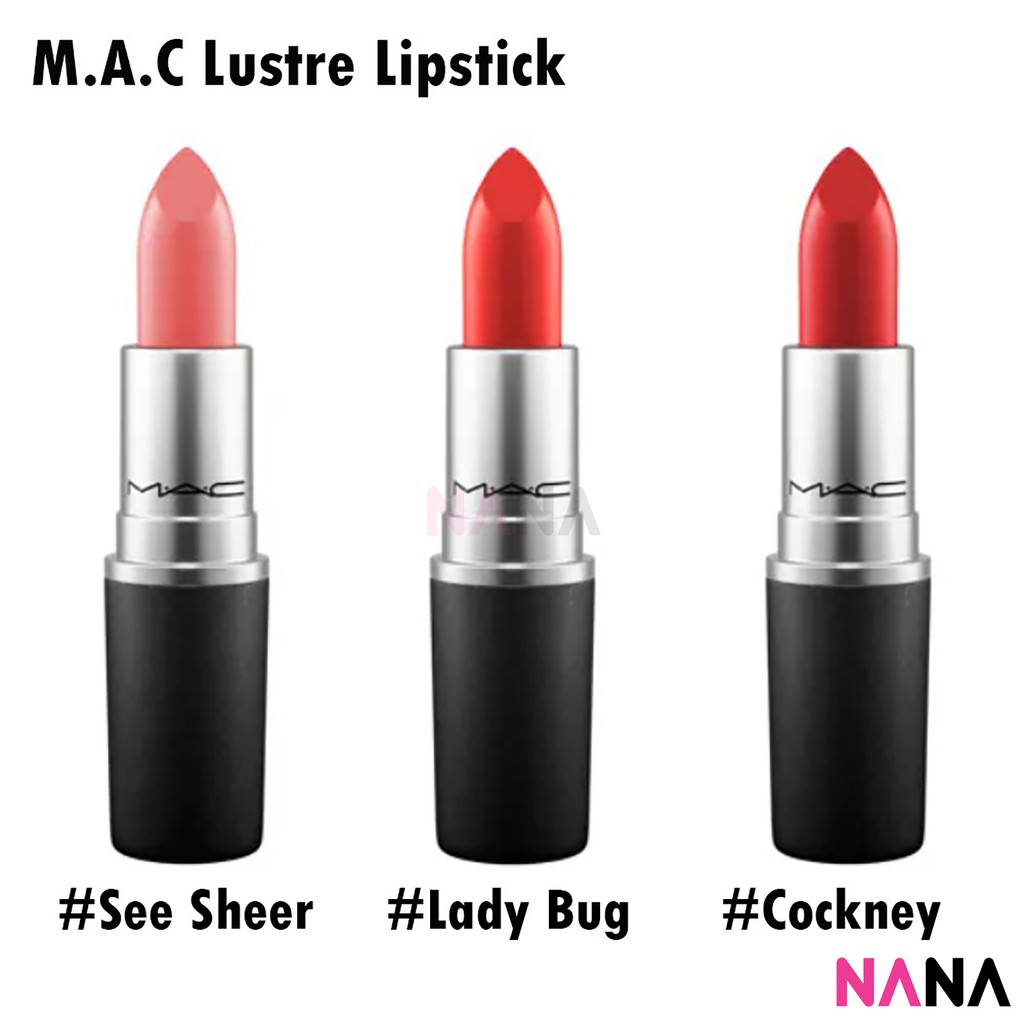 MAC Lustre Lipstick - See Sheer | Shopee Singapore