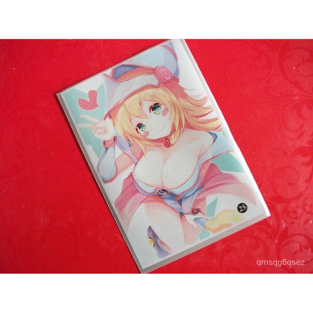 10 packs/set (500pcs) Anime Yu-Gi-Oh! Cosplay Yugioh Dark Magician Girl  Board Games Card Sleeves Protector toygift | Shopee Singapore