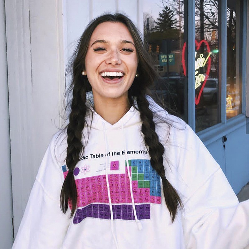 periodic table sweatshirt brandy melville