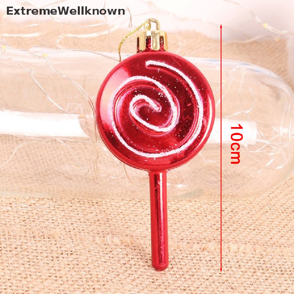 Extremewellknown 4pcs Christmas Decorations 10cm 15cm Christmas Candy Electroplated Ball Shopee Singapore