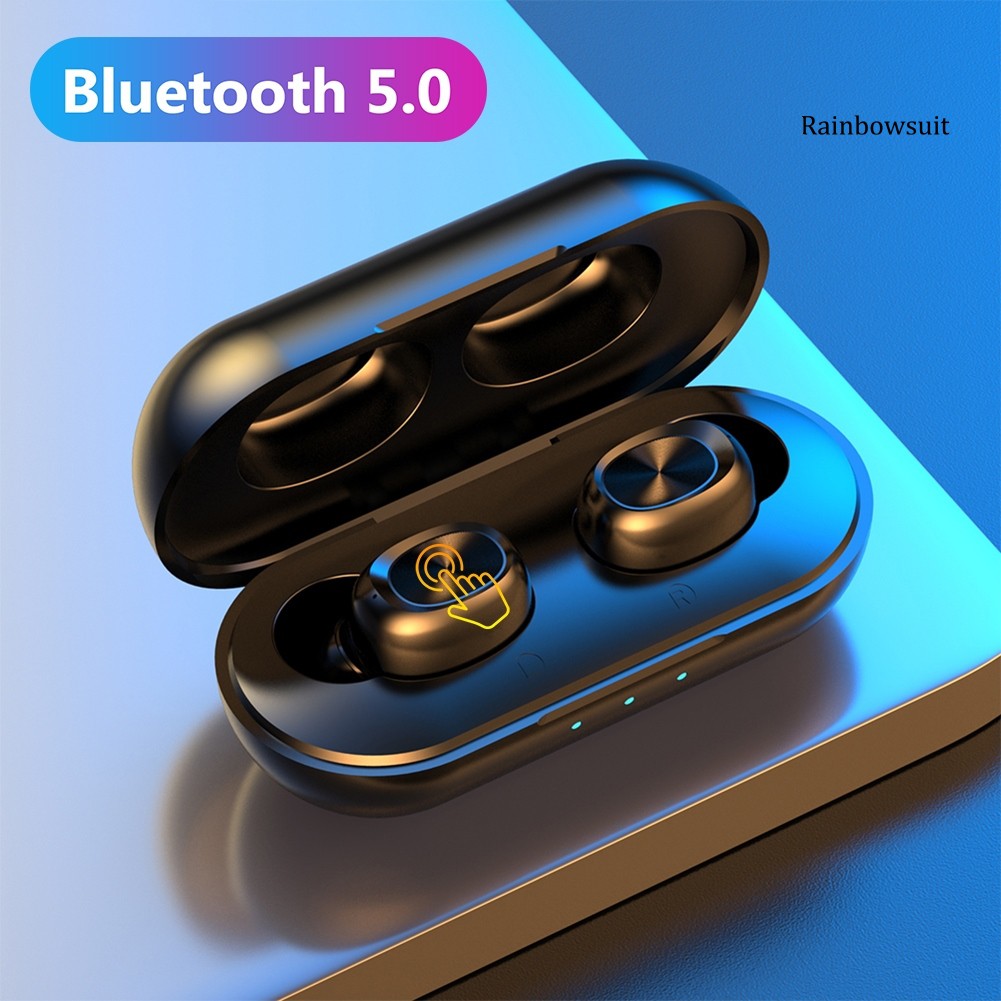 b5 tws bluetooth wireless earphone 5.0