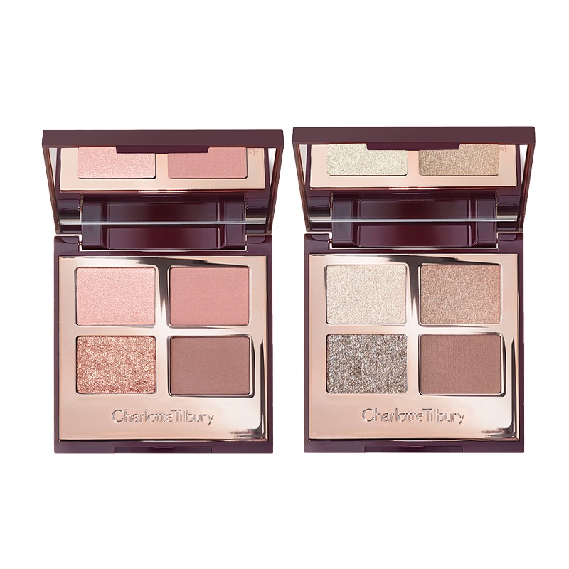 Charlotte Tilbury Fourcolor Eyeshadow Exaggereyes/pillow Talk Glitter