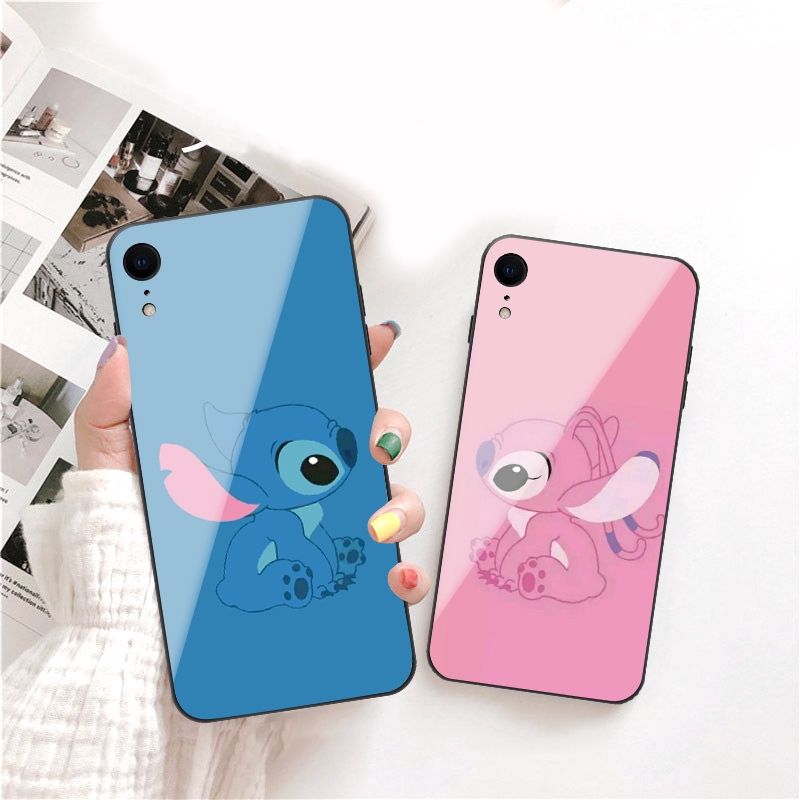 Stitch Apple Iphone Hard Case Iphone Xr Casing Iphone X Xsmax Tempered Glass Case Iphone Xs Handphone Protective Cover Se 6 6s 7 8 Plus 11 Pro Max Case Casing Shopee Singapore