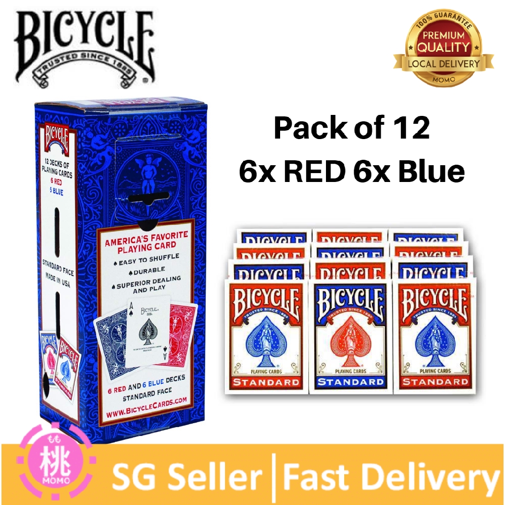 Bicycle Standard Index Playing Cards 12 Pack 