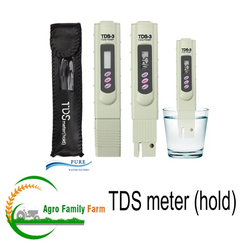 Tds meter TDS3 meter Water Quality Measuring Tool ppm Temp Hydroponic